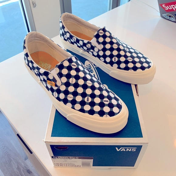 Vans Other - Union x Vans Slip on ‘Dots’ Atlantic Deep 10.5M